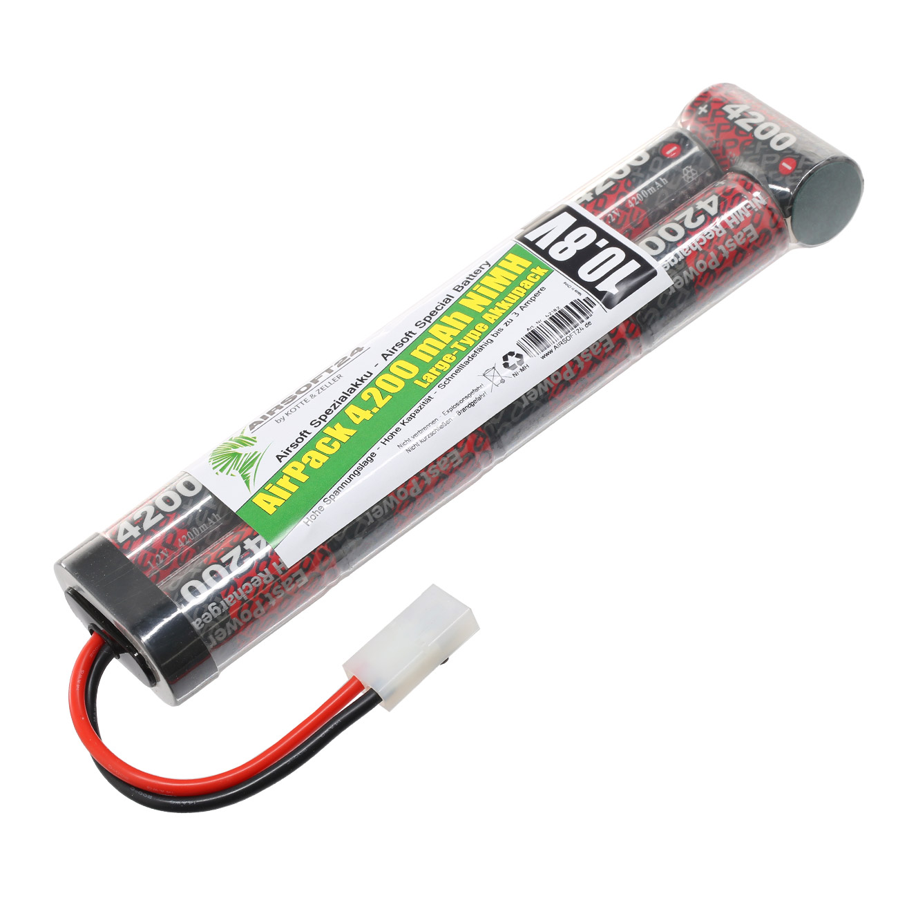 Airsoft24 AirPack Akku 10.8V 4200mAh NiMH Large-Type mit TAM Anschluss