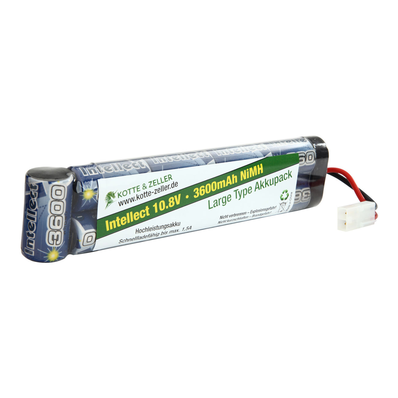 Intellect Akku 10.8V 3600mAh - Large Type