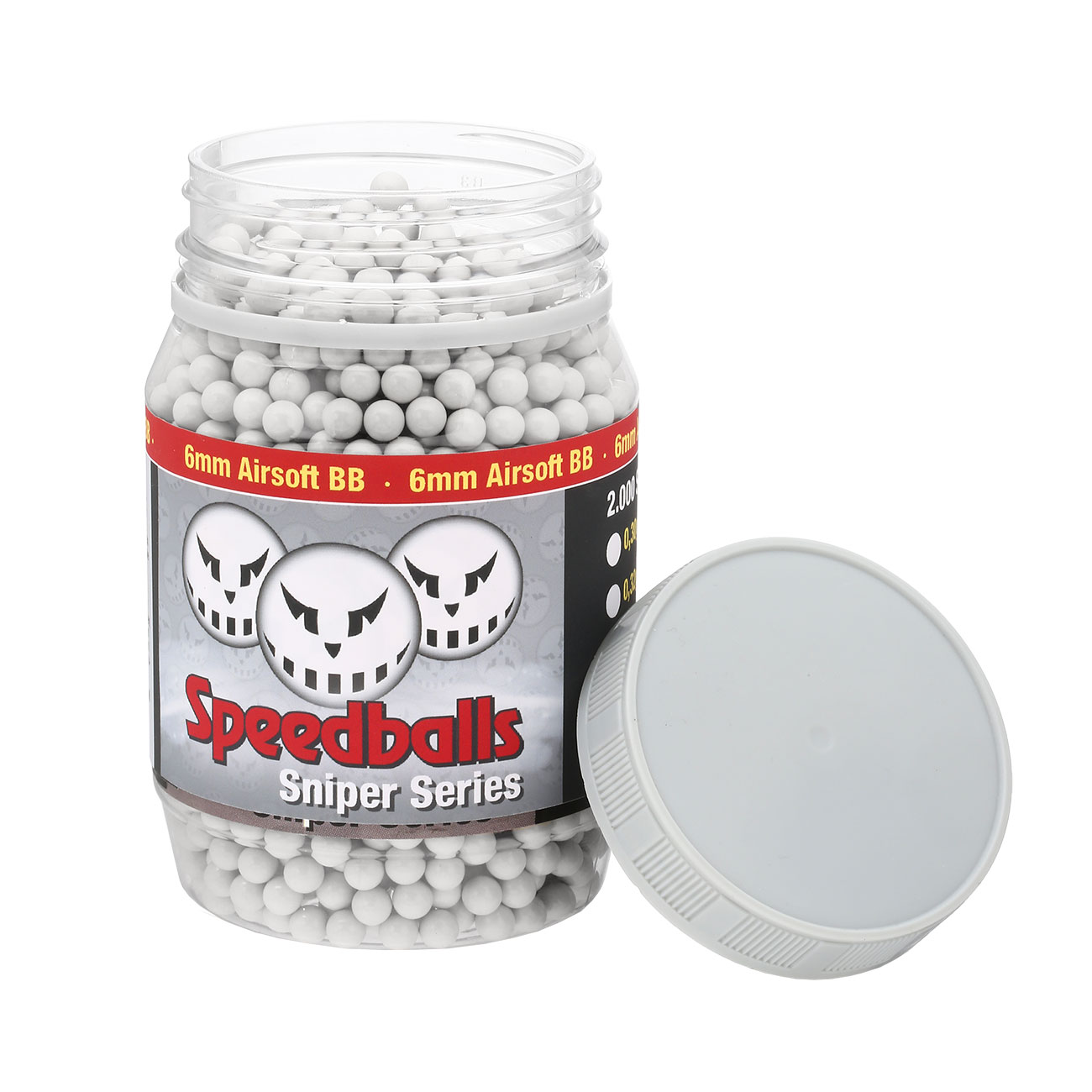 Speedballs Sniper Series BBs 0.30g 2.000er Container wei Airsoftkugeln Bild 2