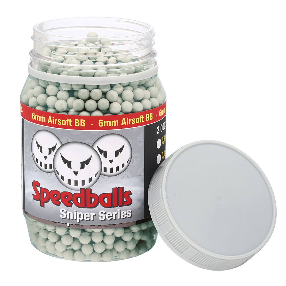 Speedballs Sniper Series BBs 0.36g 2.000er Container Airsoftkugeln elfenbein Bild 2