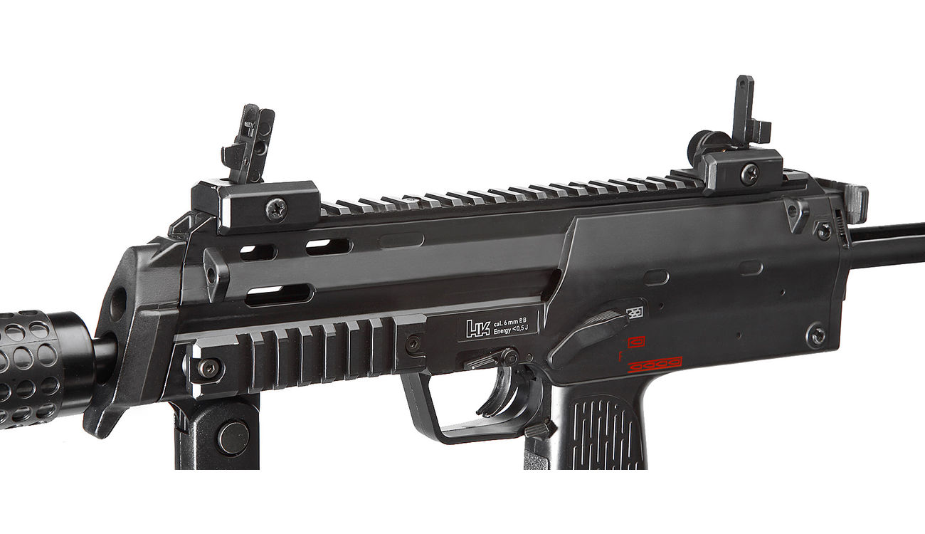 Heckler & Koch MP7A1 SWAT Vollmetall Komplettset AEG 6mm BB schwarz Bild 6