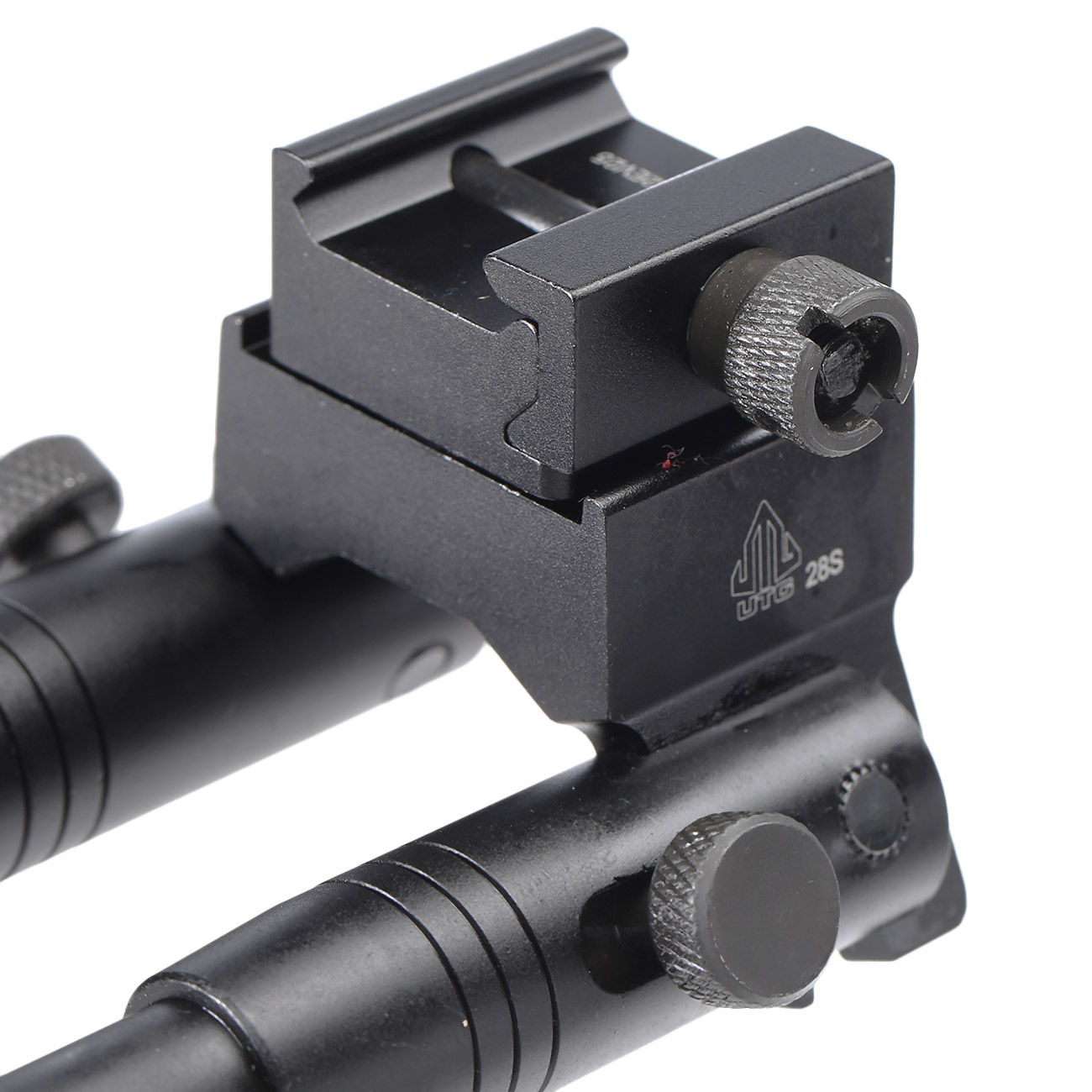 UTG Shooters Zweibein Combat Profile Adjustable 19cm - Gummifüße Bild 1
