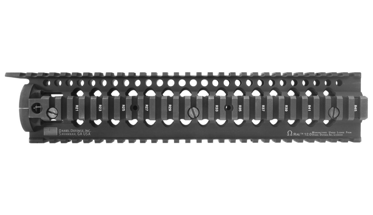 MadBull / Daniel Defense M4 / M16 Aluminium Omega Rail RAS 12.0 Zoll schwarz Bild 2