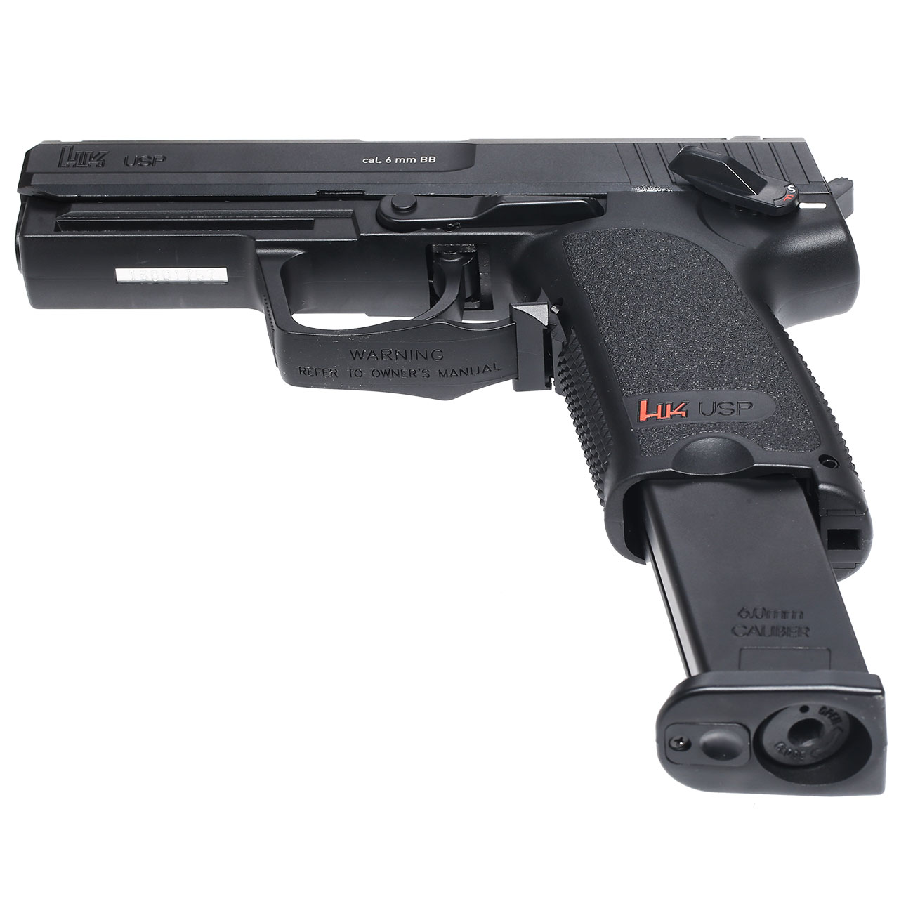 H&K USP mit Metallschlitten CO2 NBB 6mm BB schwarz Bild 4