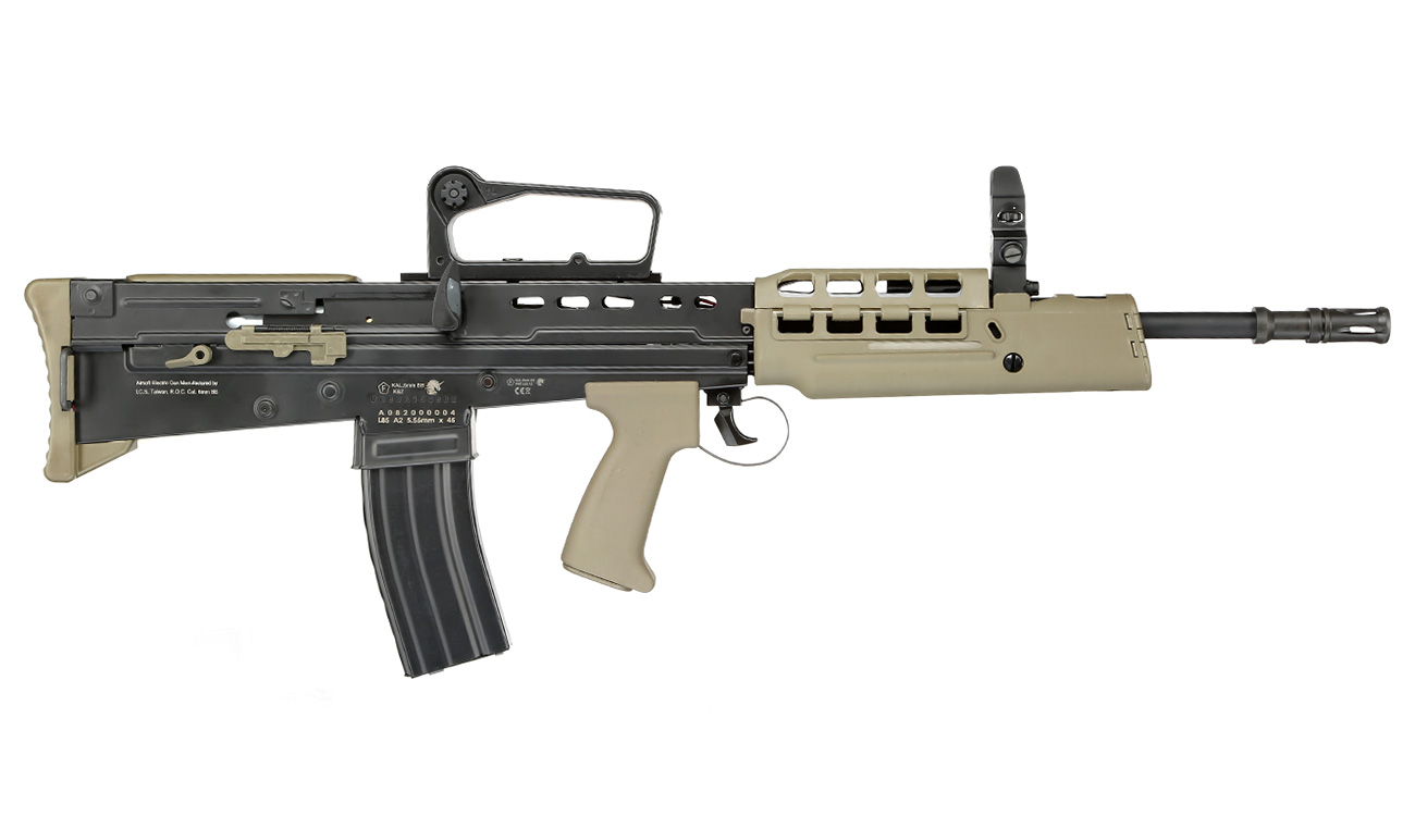 ICS L85 A2 Vollmetall S-AEG 6mm BB oliv / schwarz Bild 2