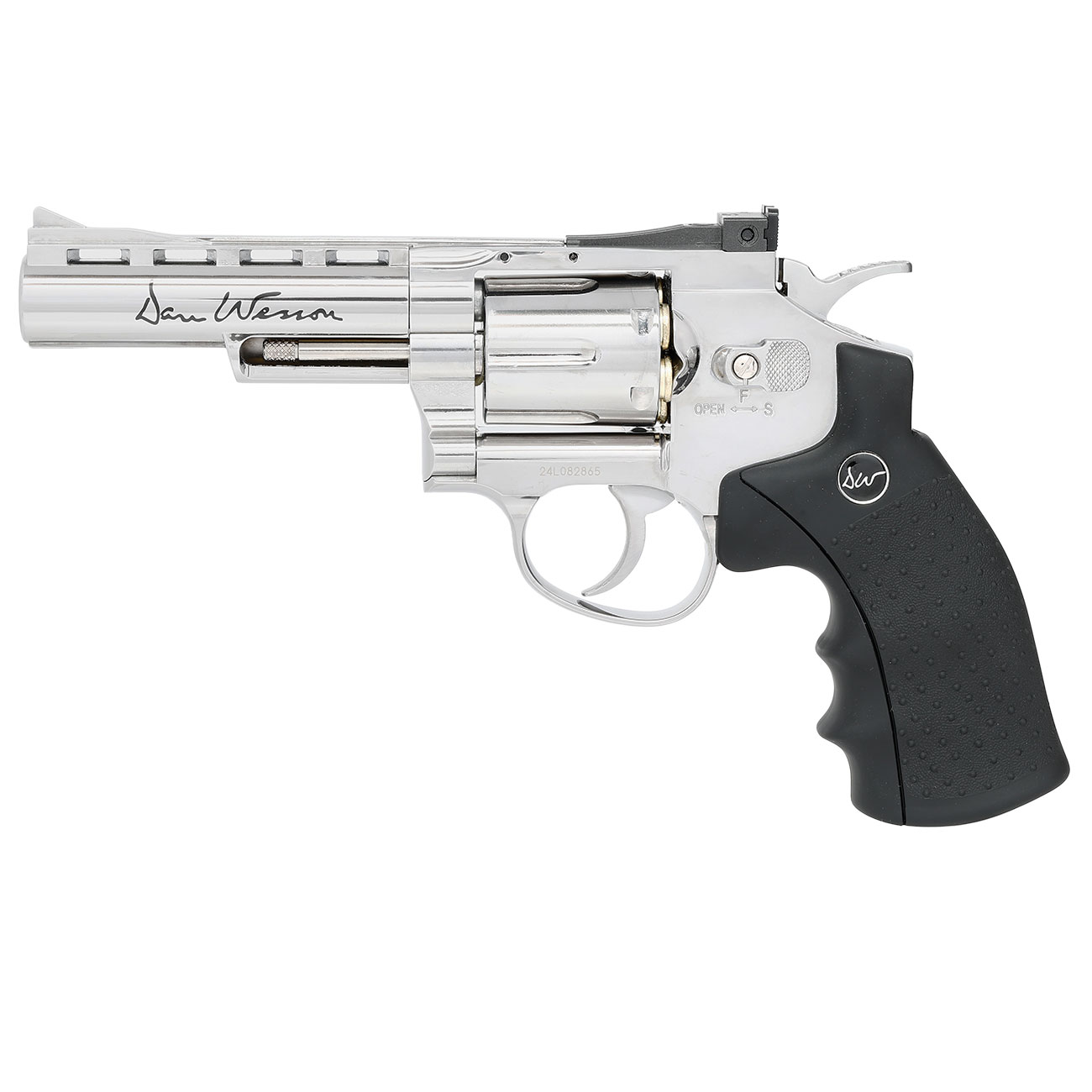 ASG Dan Wesson 4 Zoll 6mm BB CO2 Softair Revolver chrom Bild 1