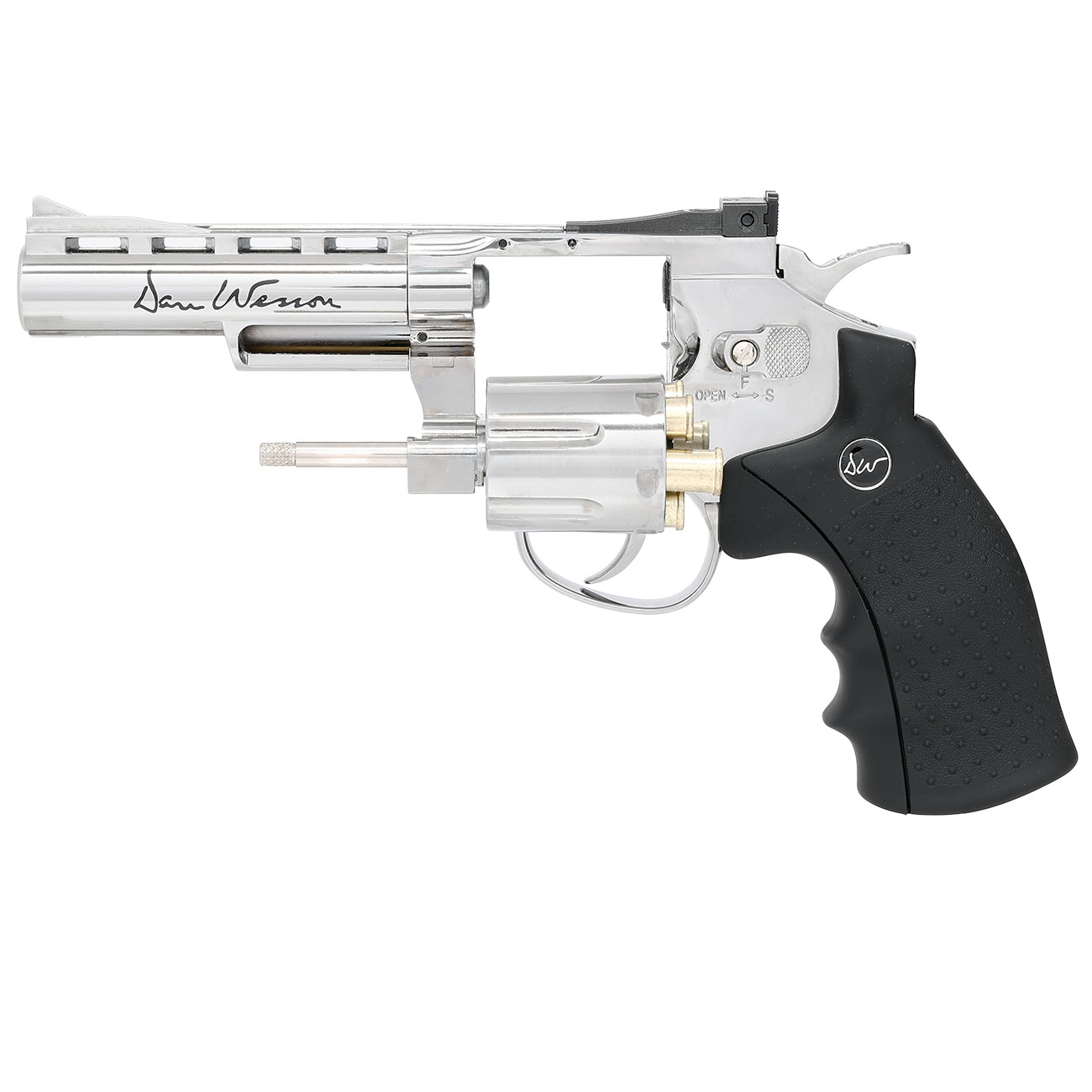 ASG Dan Wesson 4 Zoll 6mm BB CO2 Softair Revolver chrom Bild 2