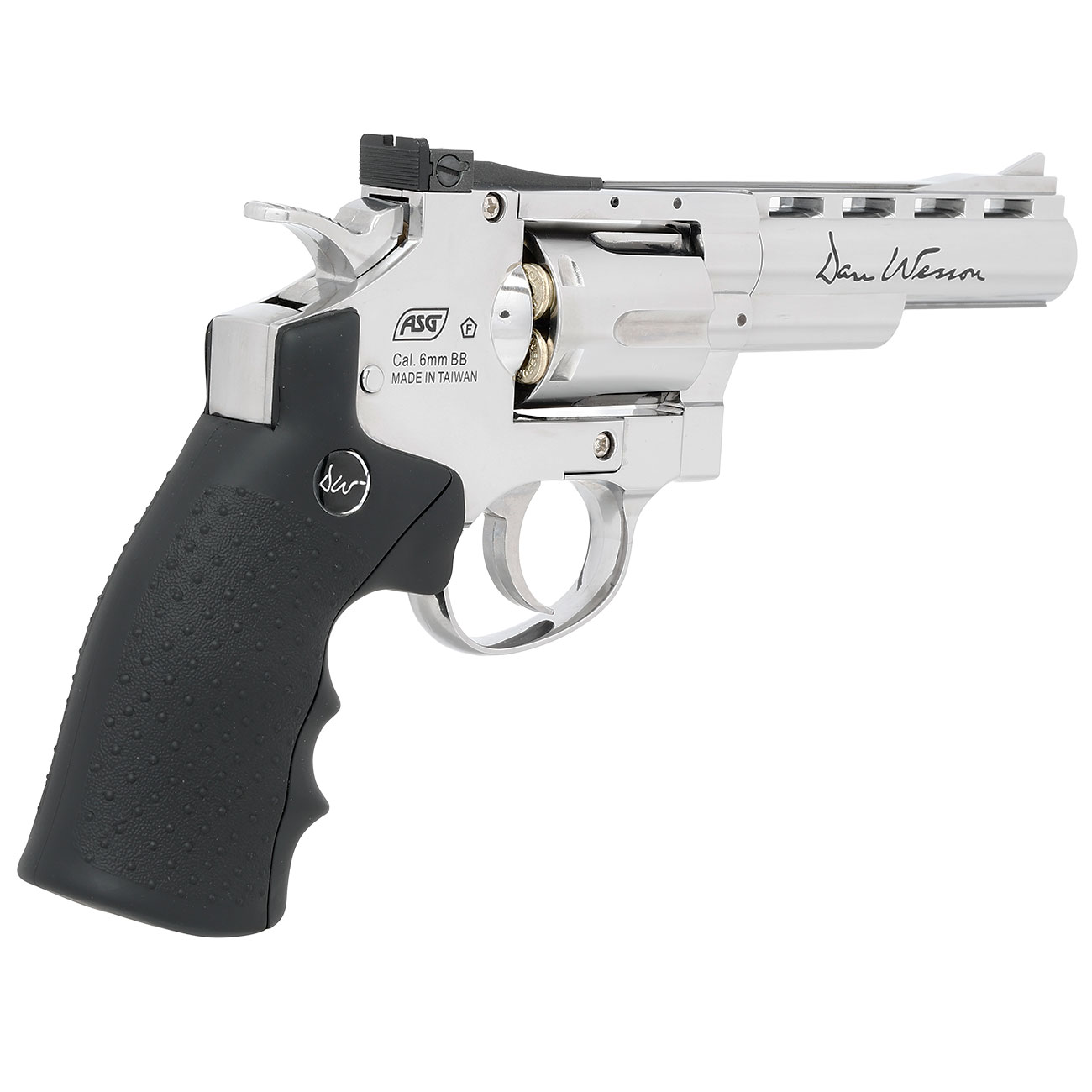 ASG Dan Wesson 4 Zoll 6mm BB CO2 Softair Revolver chrom Bild 4