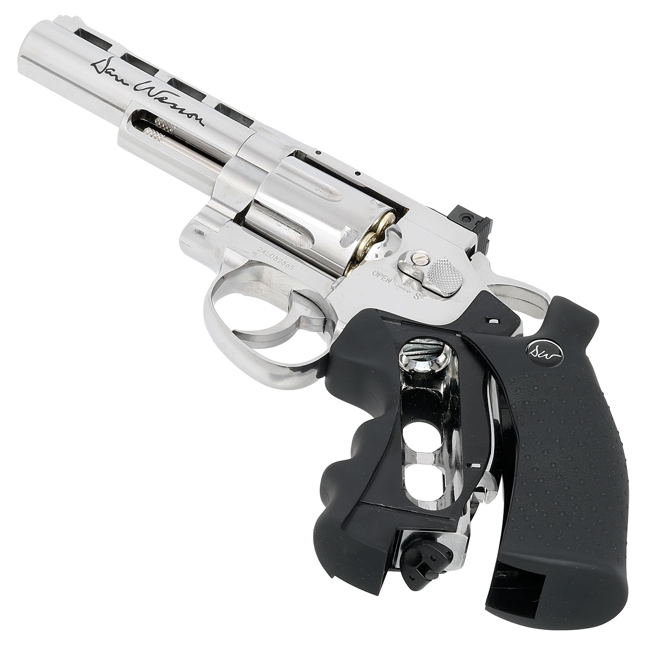 ASG Dan Wesson 4 Zoll 6mm BB CO2 Softair Revolver chrom Bild 5