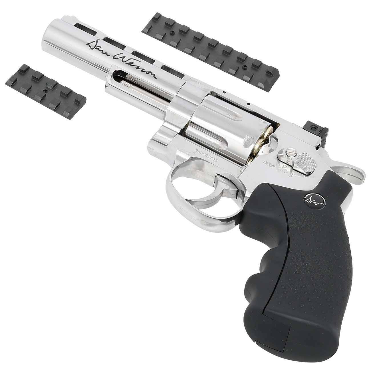 ASG Dan Wesson 4 Zoll 6mm BB CO2 Softair Revolver chrom Bild 6