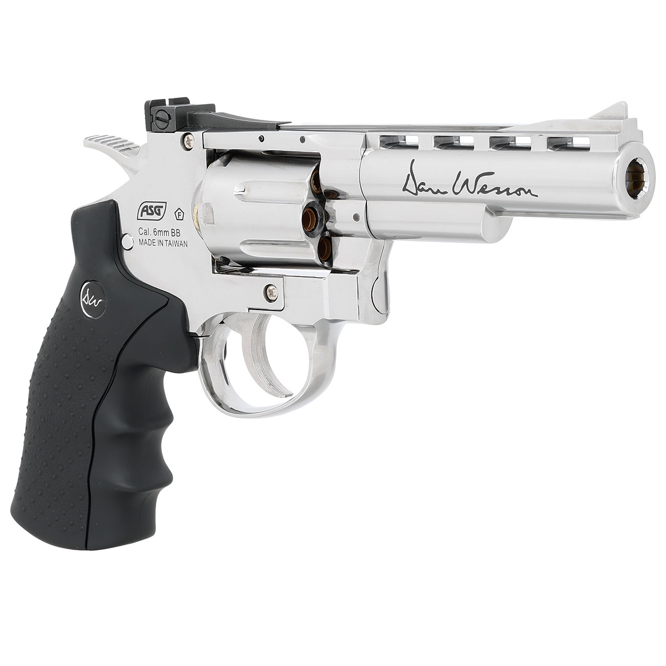 ASG Dan Wesson 4 Zoll 6mm BB CO2 Softair Revolver chrom Bild 9