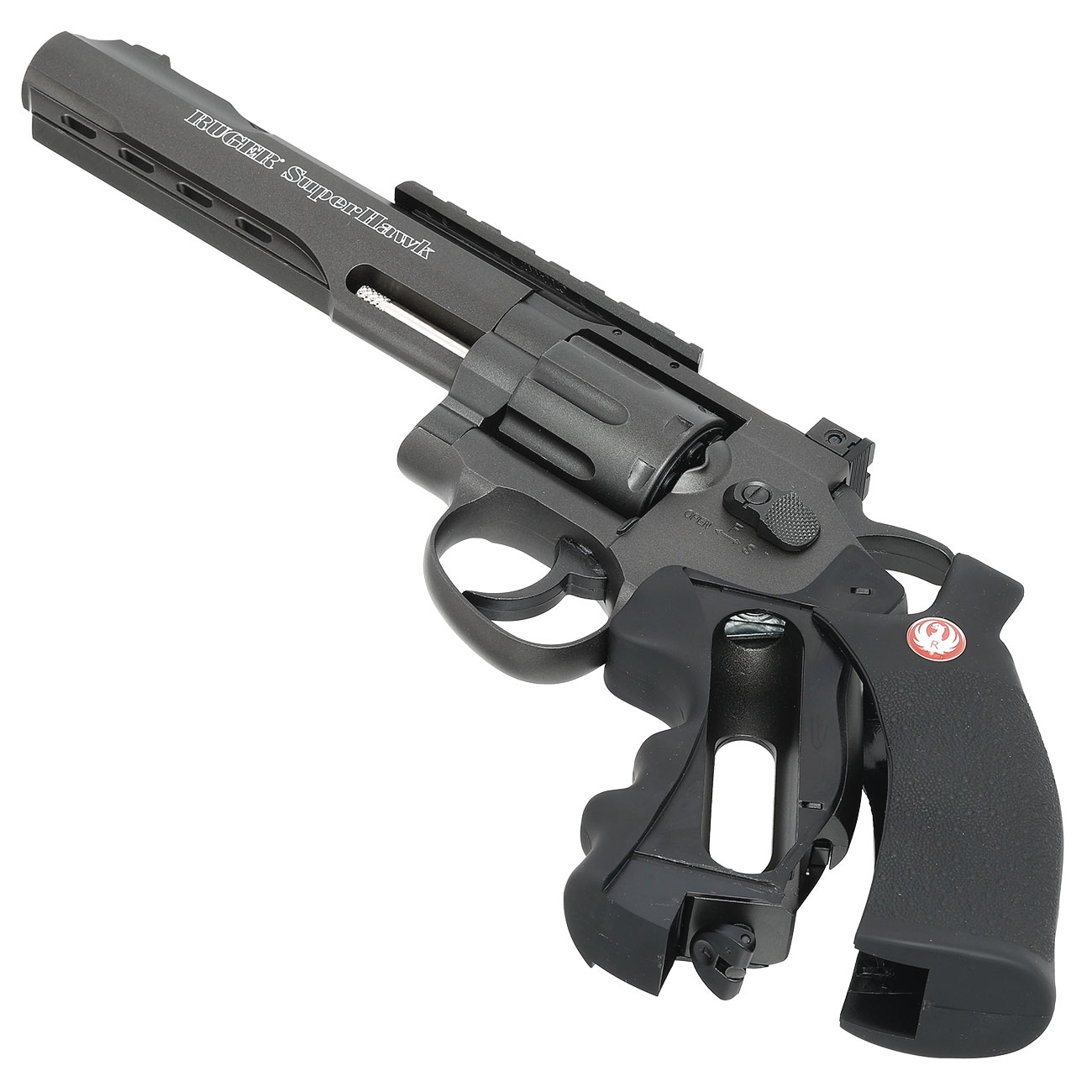 Ruger Super Hawk 6 Zoll 6mm BB CO2 Revolver schwarz Bild 5