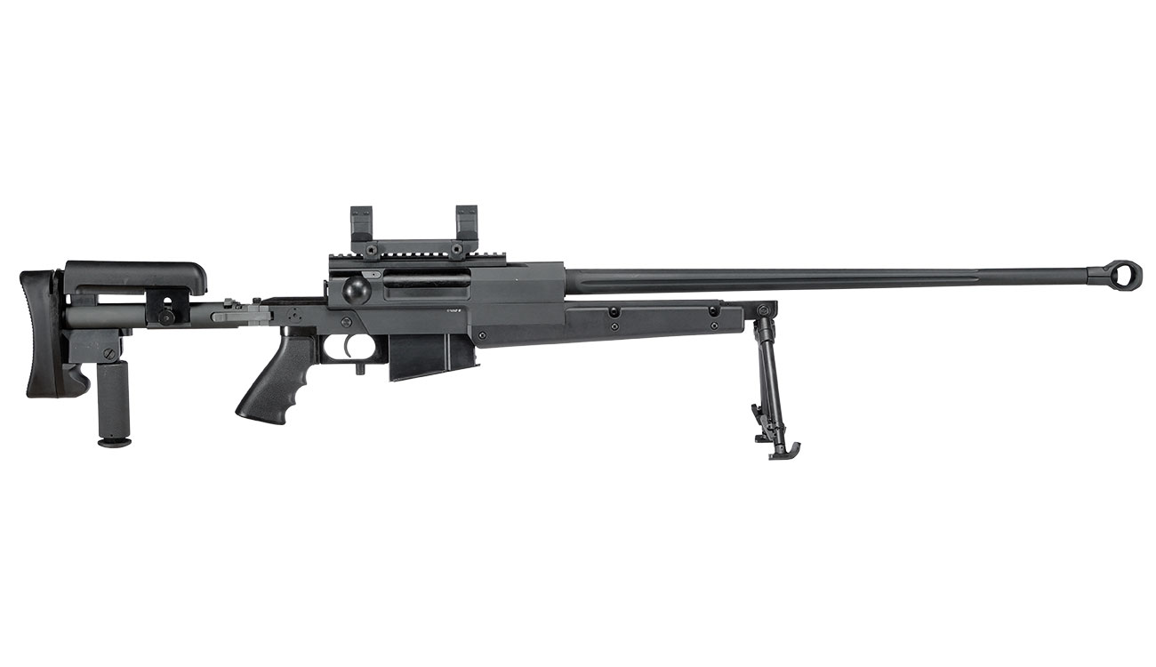 Ares Mini-HE .338 Gas-Snipergewehr Vollmetall 6mm BB schwarz Bild 2