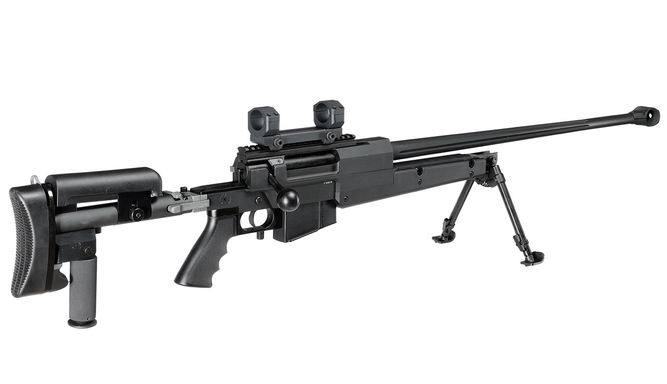 Ares Mini-HE .338 Gas-Snipergewehr Vollmetall 6mm BB schwarz Bild 3