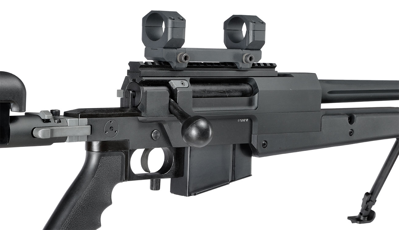 Ares Mini-HE .338 Gas-Snipergewehr Vollmetall 6mm BB schwarz Bild 8