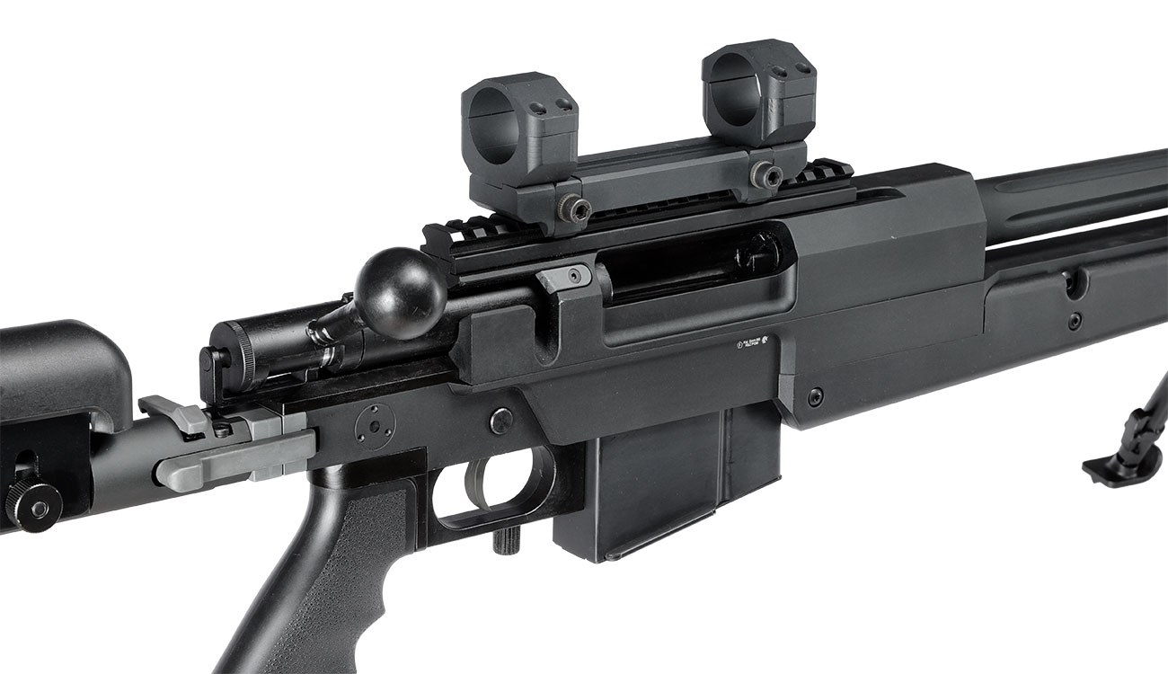 Ares Mini-HE .338 Gas-Snipergewehr Vollmetall 6mm BB schwarz Bild 9