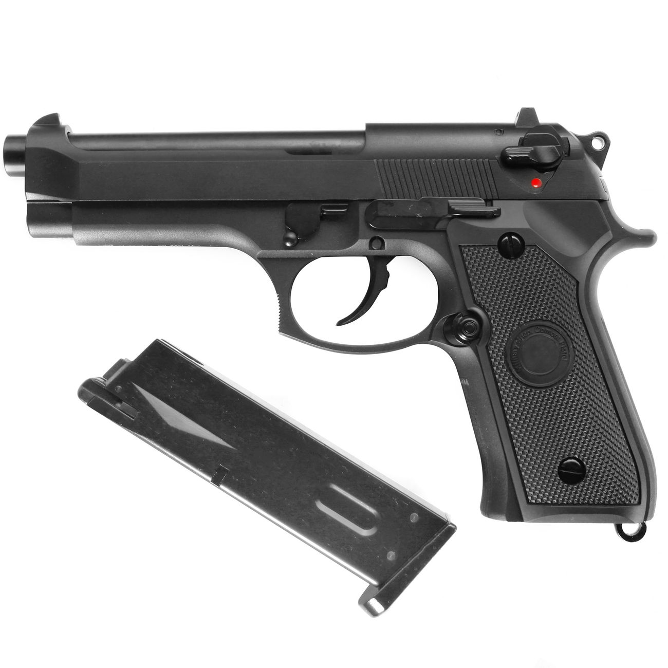 LS M9 GBB black ab 18 Pistole über 0,5 Joule Softair 