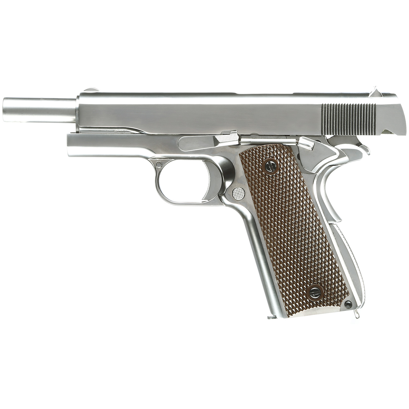 Wei-ETech M1911 Vollmetall GBB 6mm BB Chrome-Finish Edition Bild 1