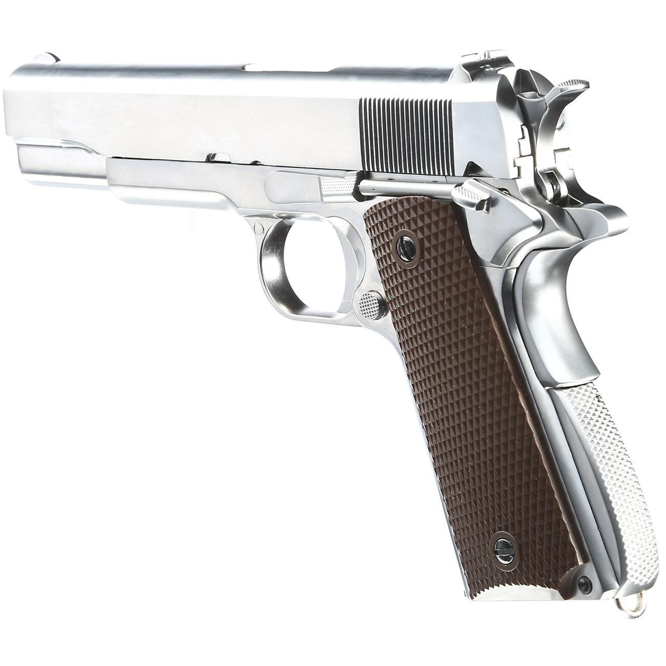 Wei-ETech M1911 Vollmetall GBB 6mm BB Chrome-Finish Edition Bild 3