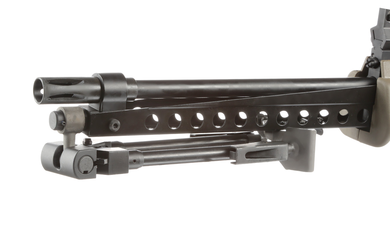 ICS L85 A2 LSW Vollmetall S-AEG 6mm BB oliv / schwarz Bild 7