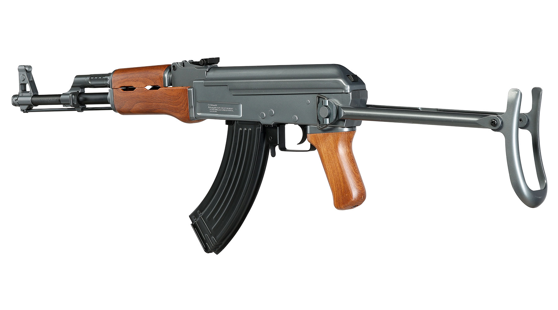 Cyma AK47-S Folding Stock Sport Series Airsoftgewehr S-AEG 6mm BB Holzoptik Bild 11