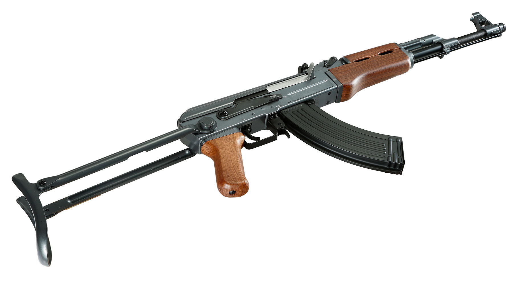 Cyma AK47-S Folding Stock Sport Series Airsoftgewehr S-AEG 6mm BB Holzoptik Bild 6