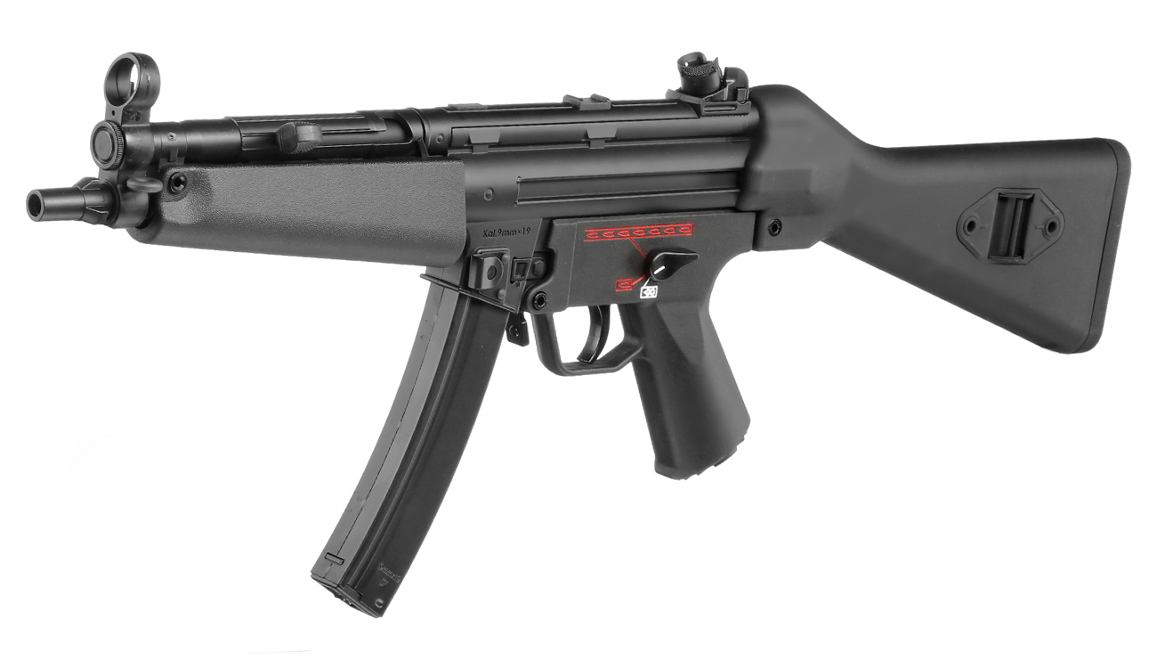 ICS MX5 A4 SMG Vollmetall S-AEG 6mm BB schwarz