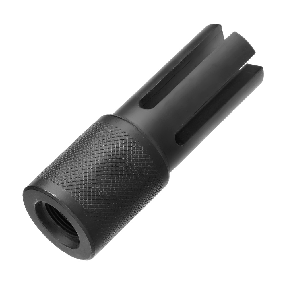 ICS MP5 / MX5 Vortex Aluminium Flash-Hider schwarz 14mm- MP-58 Bild 1