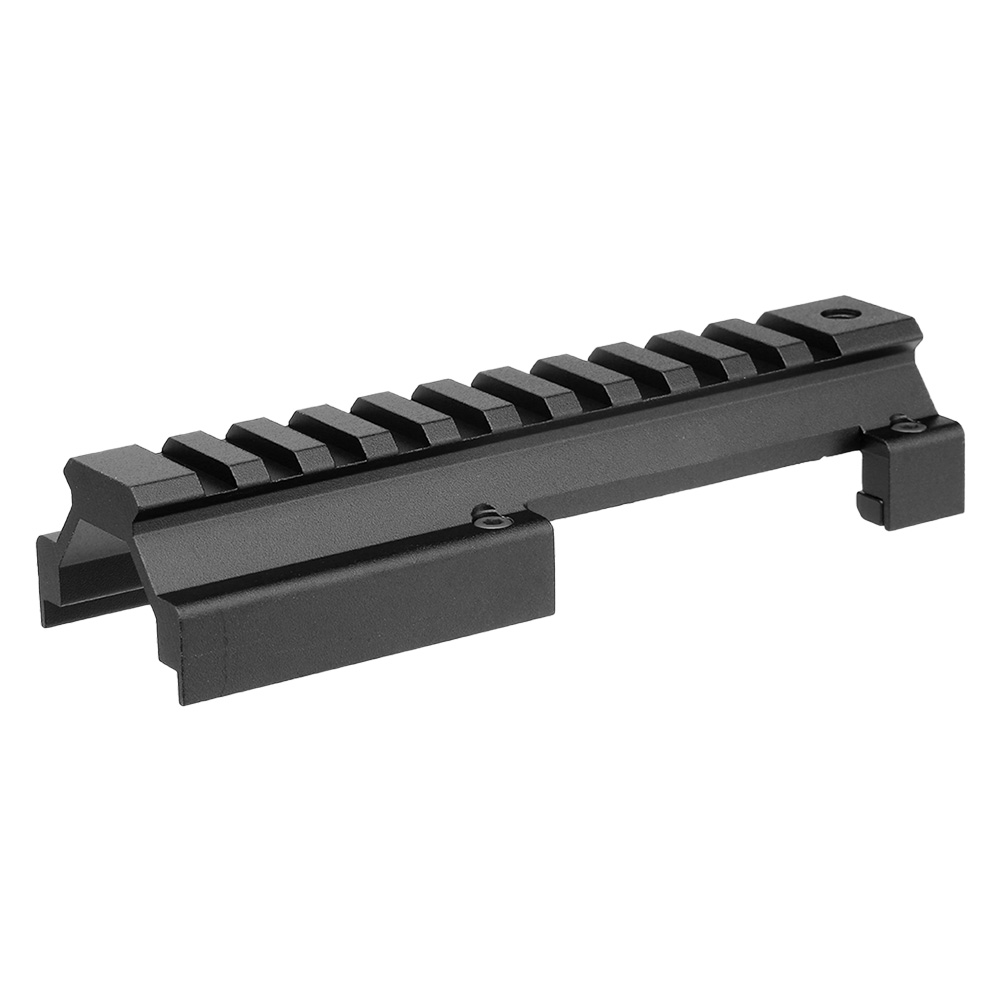 ICS 21mm Tactical CNC Low Profile Mount f. MP5 / G3 Gewehre schwarz Bild 1