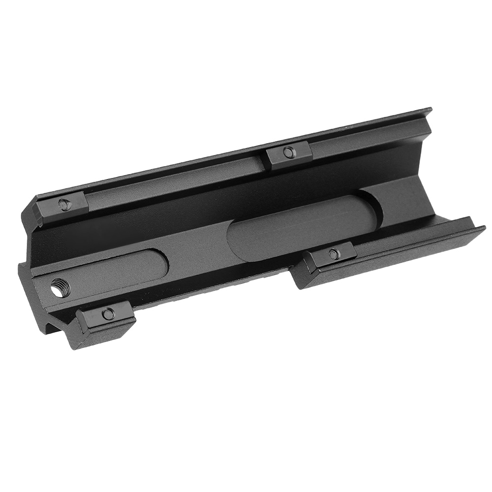 ICS 21mm Tactical CNC Low Profile Mount f. MP5 / G3 Gewehre schwarz Bild 1