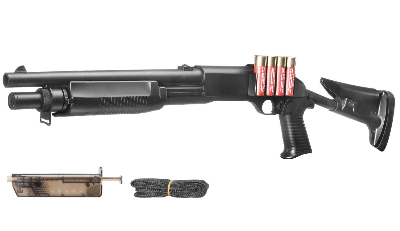 ASG Franchi SAS 12 Tactical Shotgun Springer 6mm BB schwarz