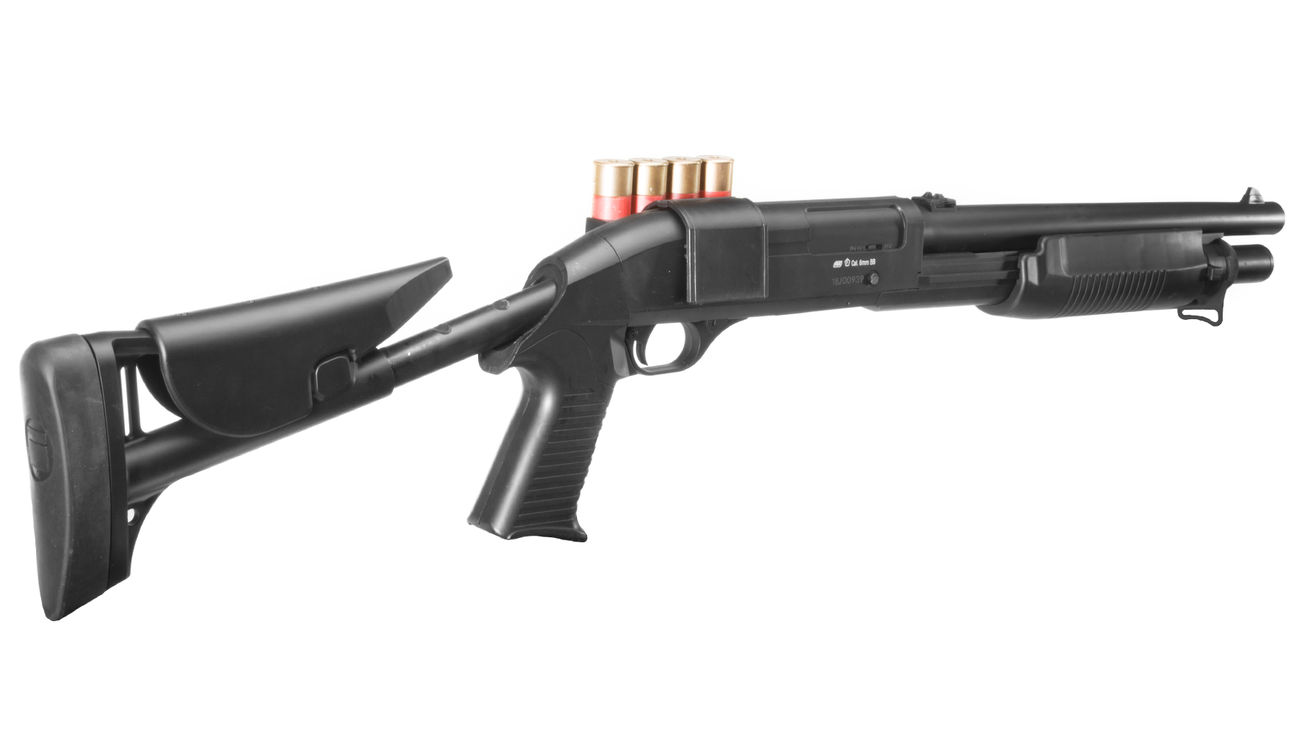 ASG Franchi SAS 12 Tactical Shotgun Springer 6mm BB schwarz Bild 3