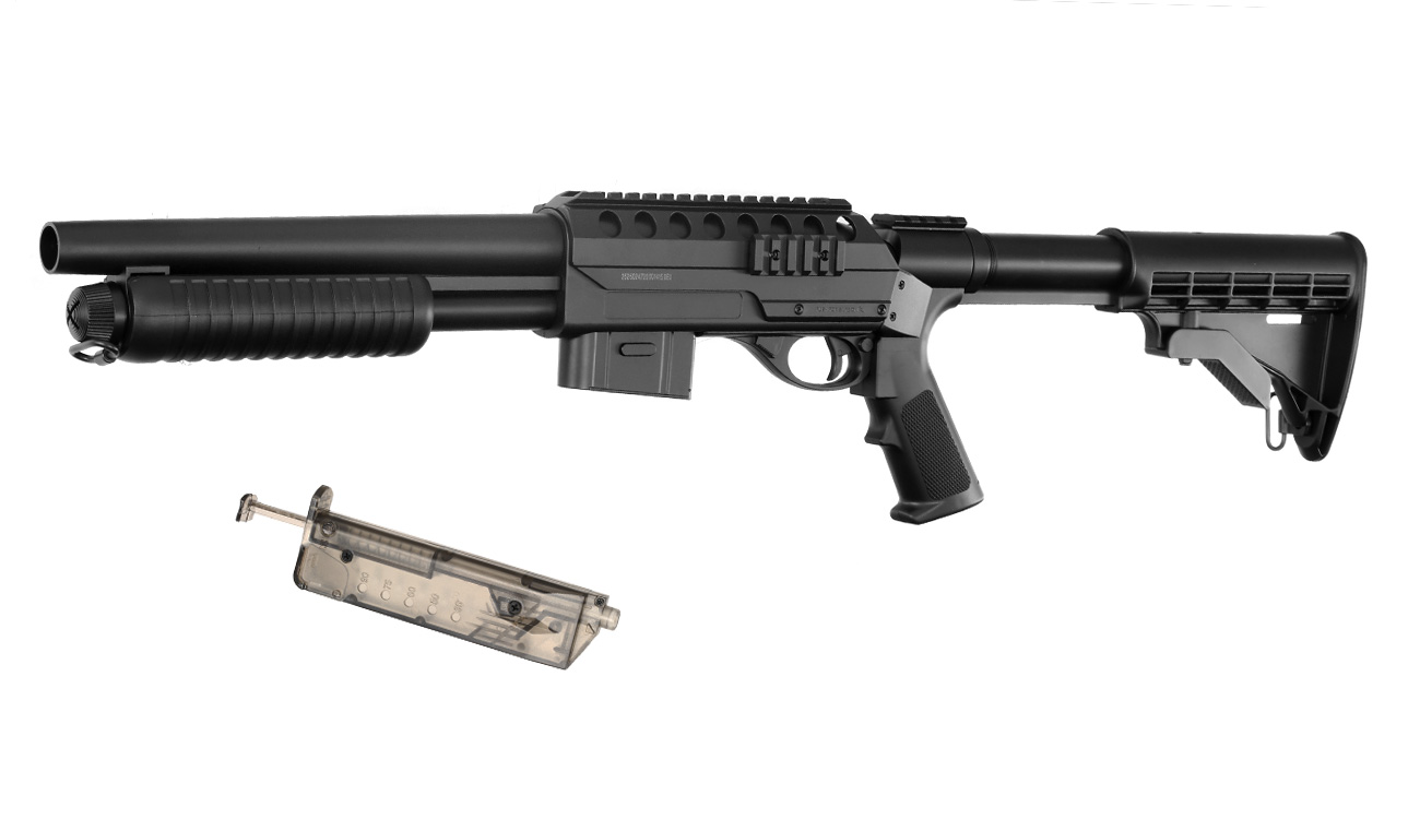 D.E. M3000 Tactical Shotgun Springer 6mm BB schwarz kaufen - Kotte & Zeller