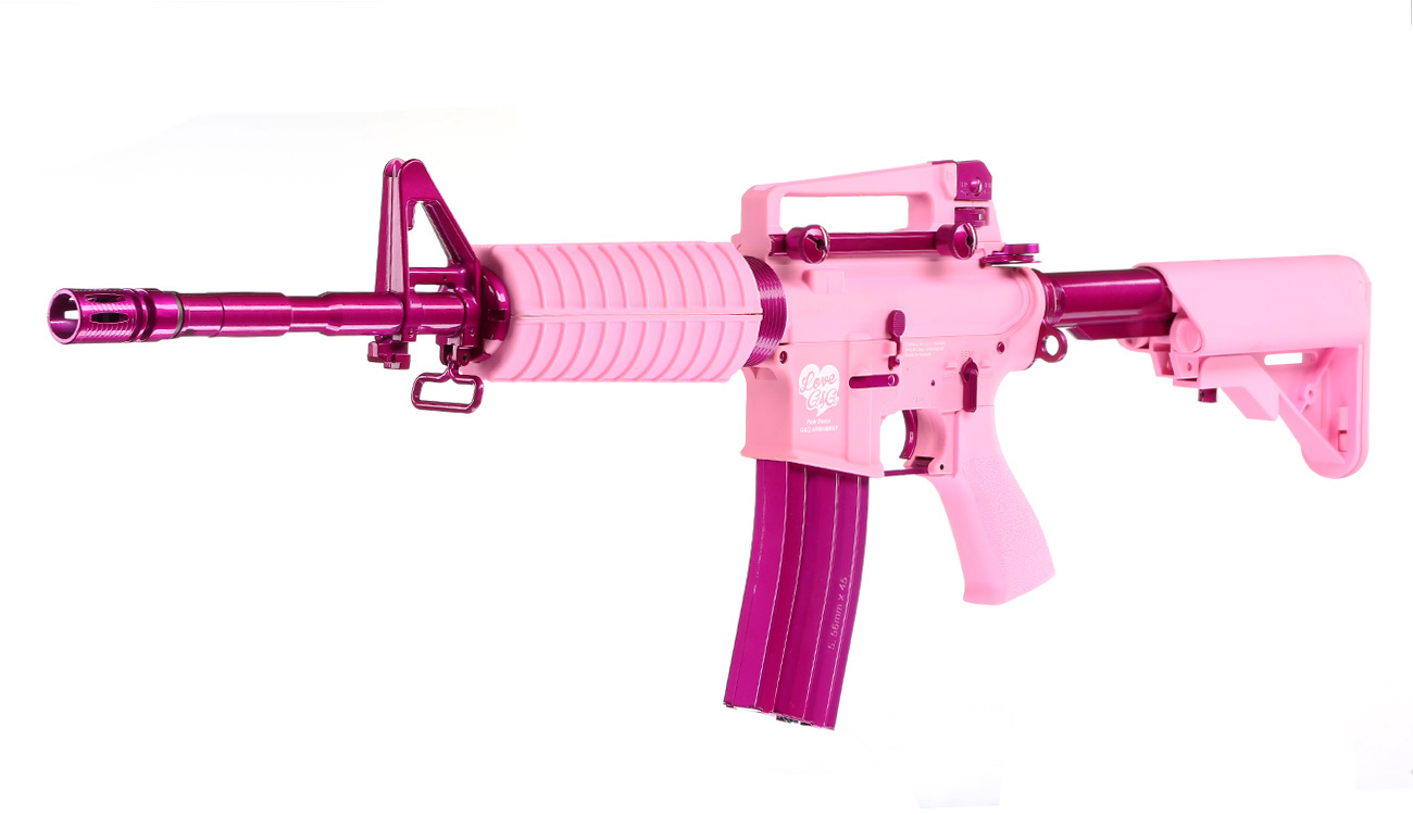 Versandrcklufer G&G CM16 Femme Fatale 16 S-AEG Pink Edition