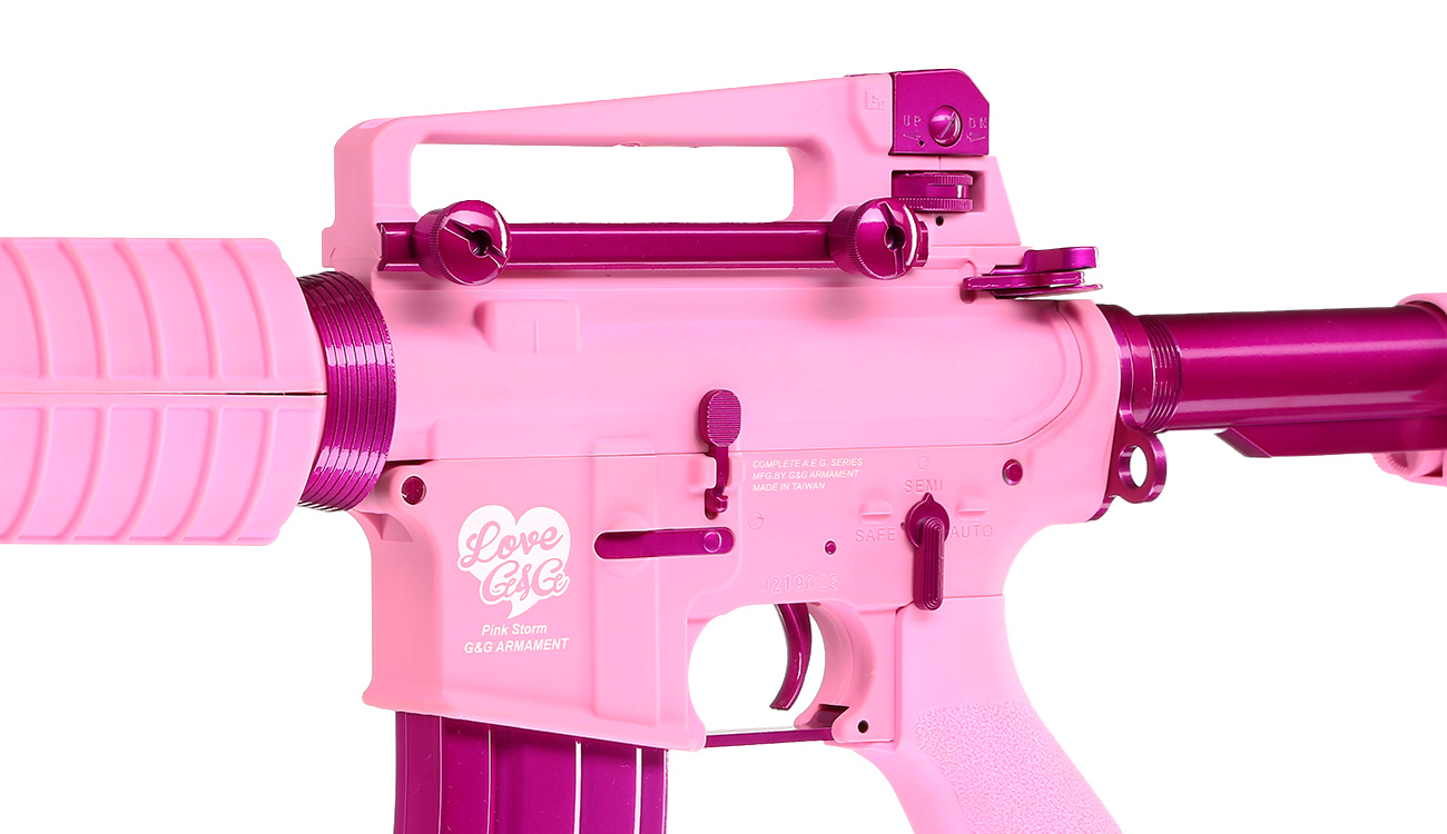 Versandrcklufer G&G CM16 Femme Fatale 16 S-AEG Pink Edition Bild 7