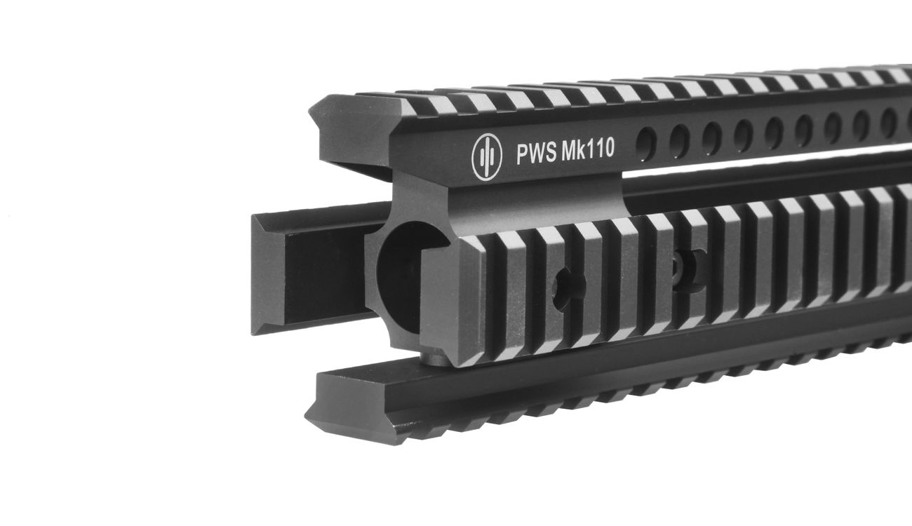 MadBull / PWS M4 Aluminium MK110 Rail Handguard schwarz Bild 3