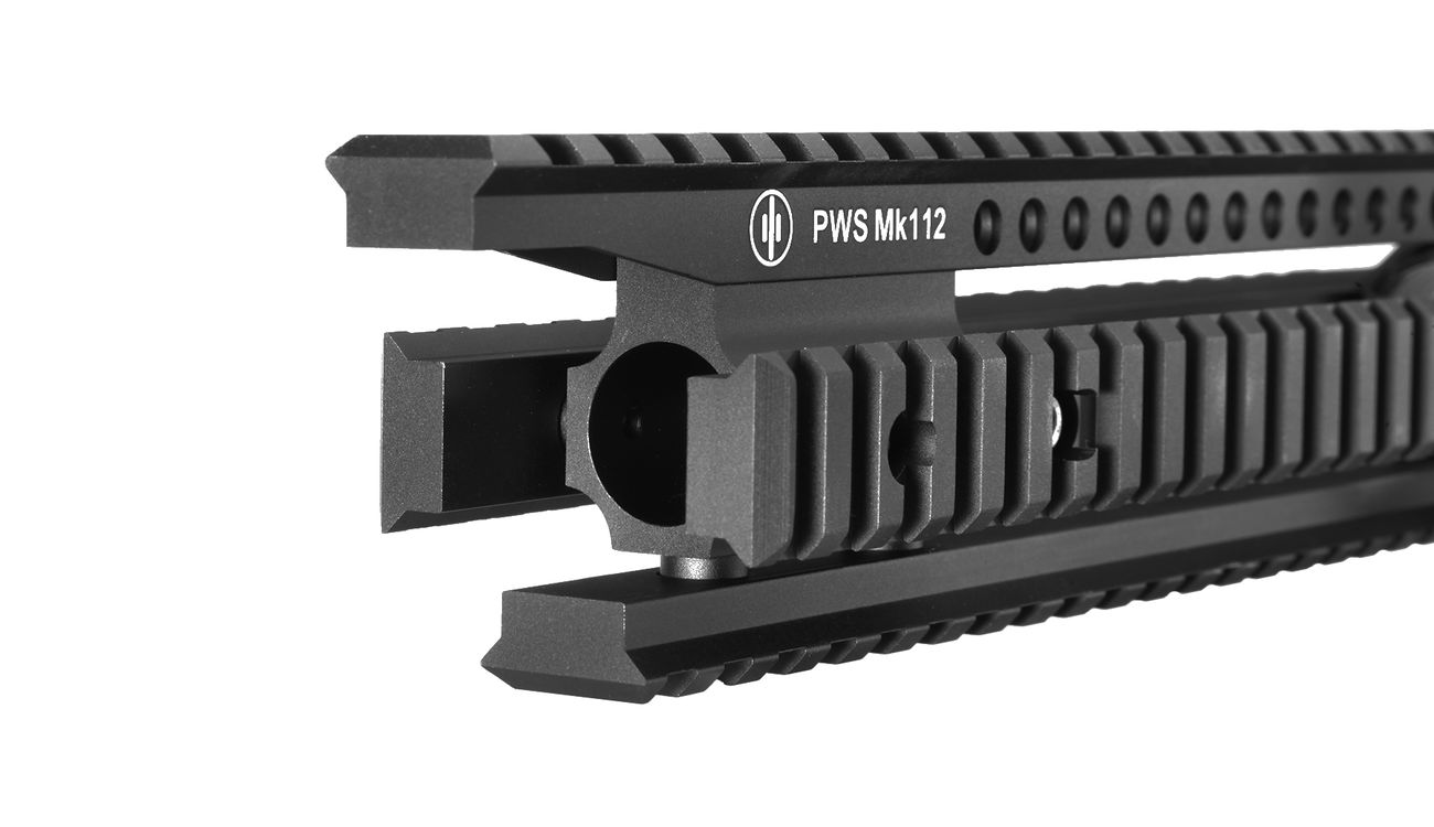 MadBull / PWS M4 Aluminium MK112 Rail Handguard schwarz Bild 3