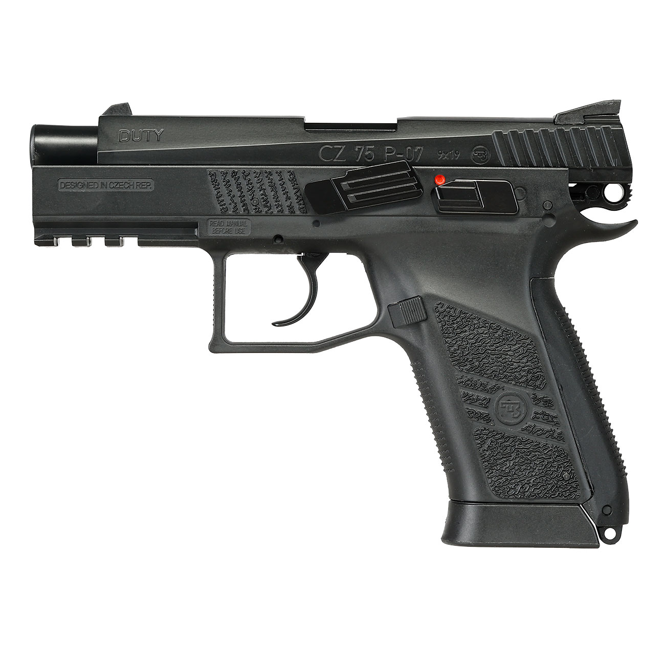 ASG CZ 75 P-07 Duty m. Metallschlitten CO2 Blowback 6mm BB Bild 4
