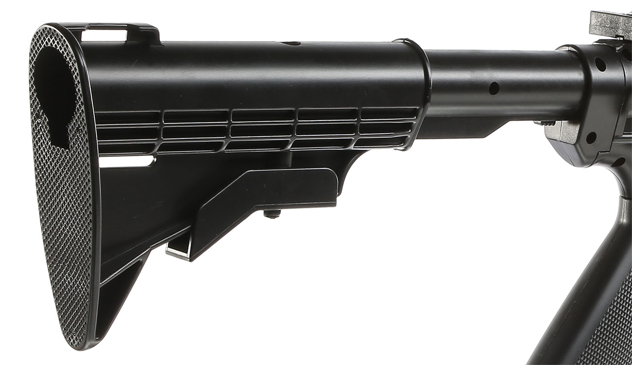 Wellfire M4 CASV mit Schalldämpfer Springer Softair 6mm BB Bild 1