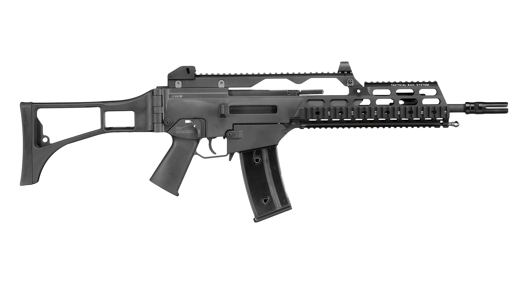 Wei-ETech Mod. 39K RAS Open-Bolt Gas-Blow-Back Softair 6mm BB schwarz Bild 2