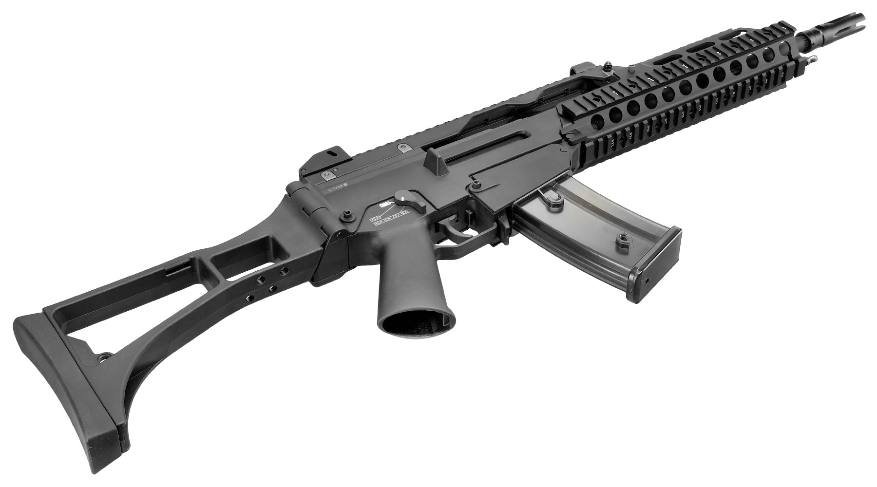 Wei-ETech Mod. 39K RAS Open-Bolt Gas-Blow-Back Softair 6mm BB schwarz Bild 5