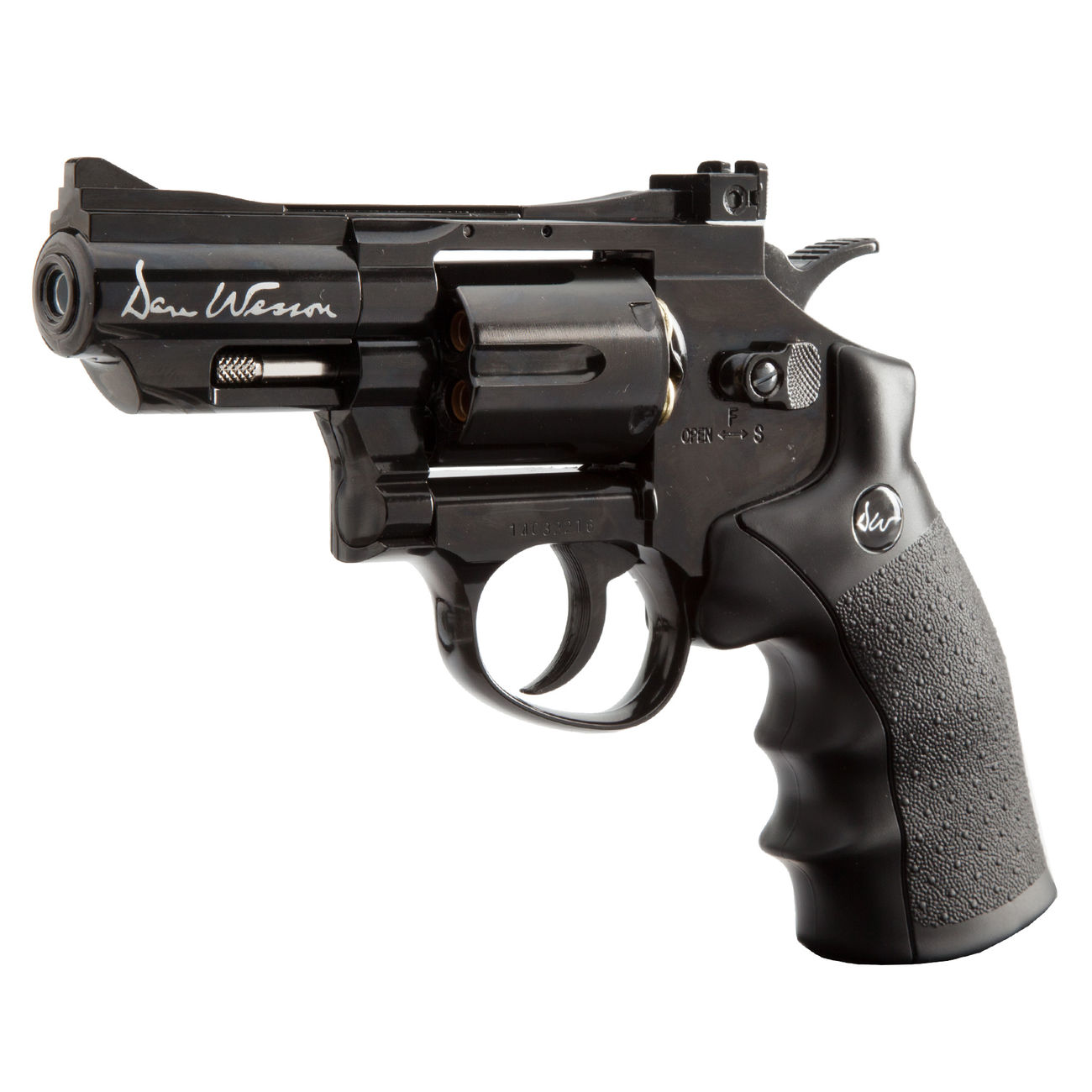 ASG Dan Wesson Softair 2,5 Zoll 6mm BB CO2 Revolver schwarz