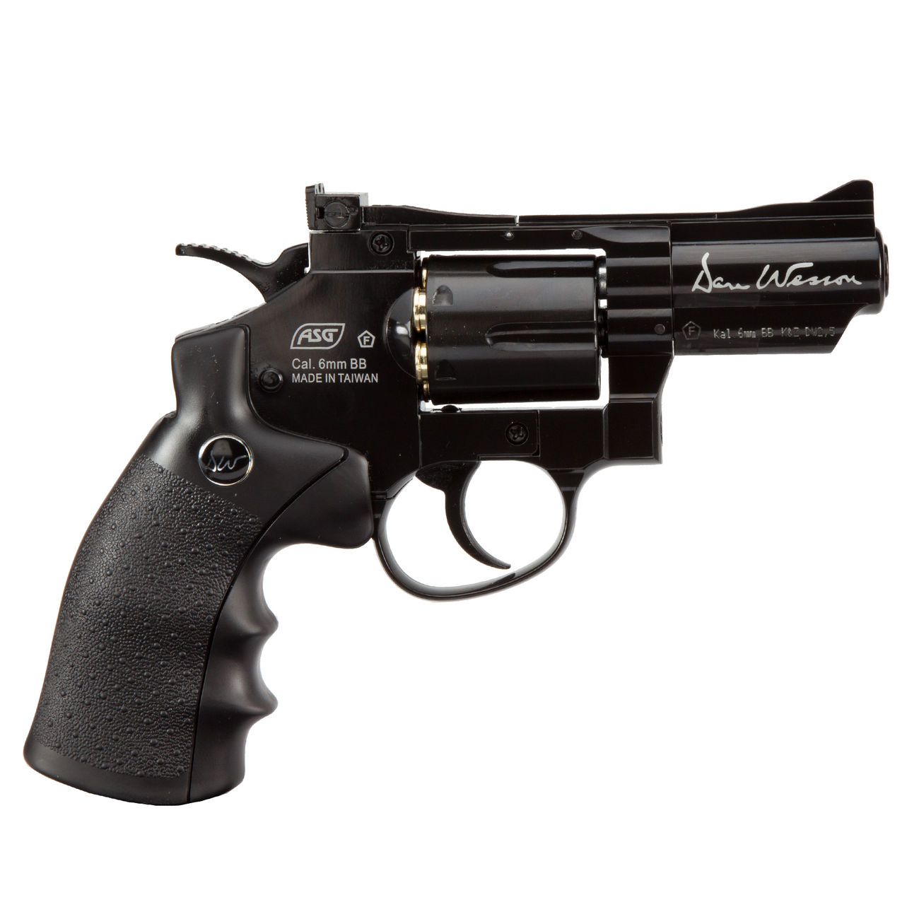 ASG Dan Wesson Softair 2,5 Zoll 6mm BB CO2 Revolver schwarz Bild 1