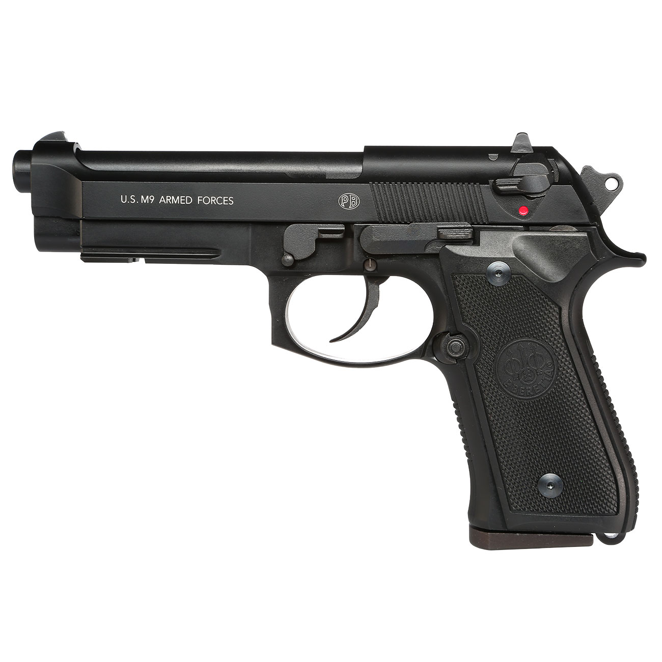 Beretta US M9A1 Softair Vollmetall GBB 6mm BB schwarz Bild 2