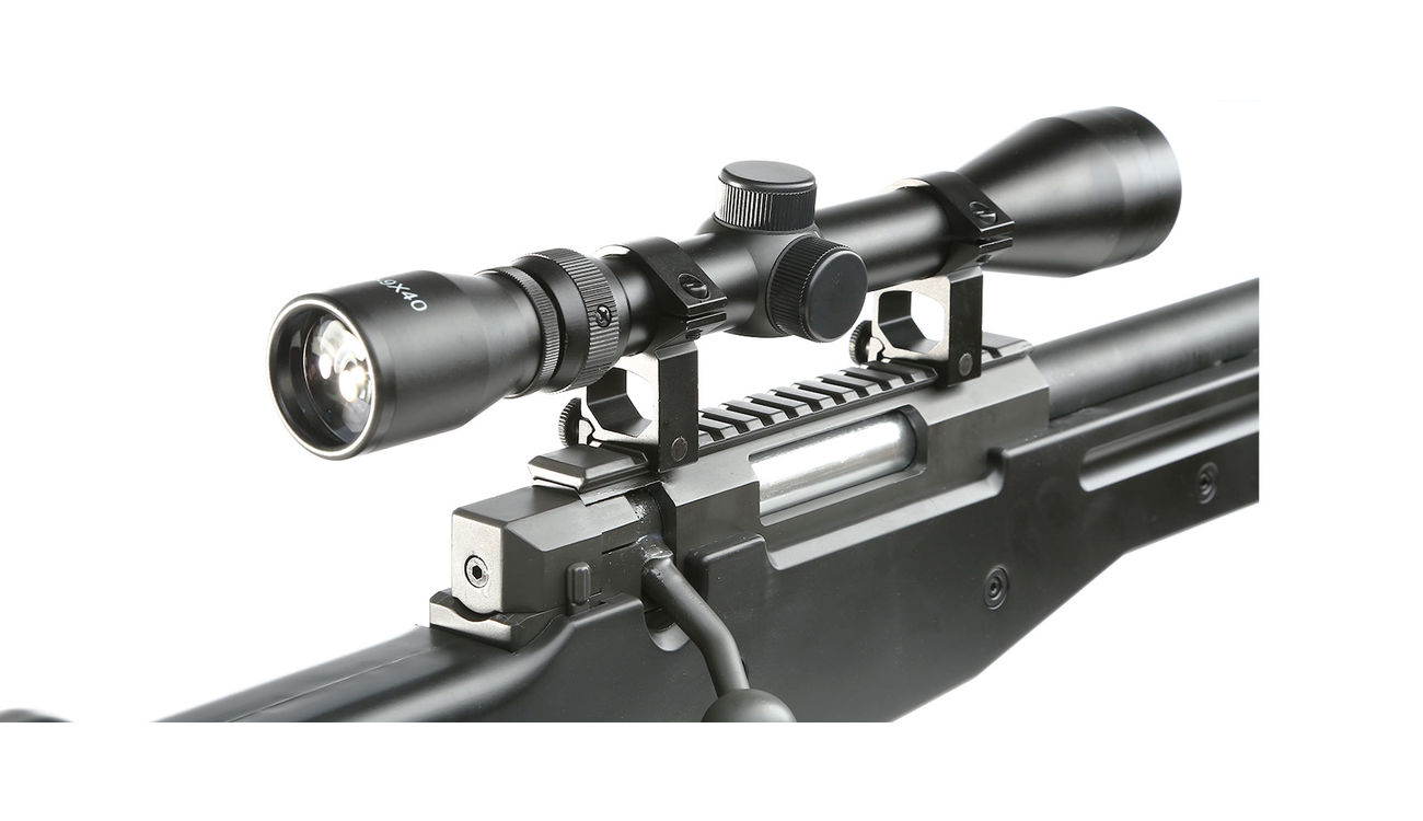 Delta Armory Well MB01C Bipod & Zielfernrohr Downgrade Edition 0,5 J. L96 Airsoft Sniper TAN Rifle inkl 