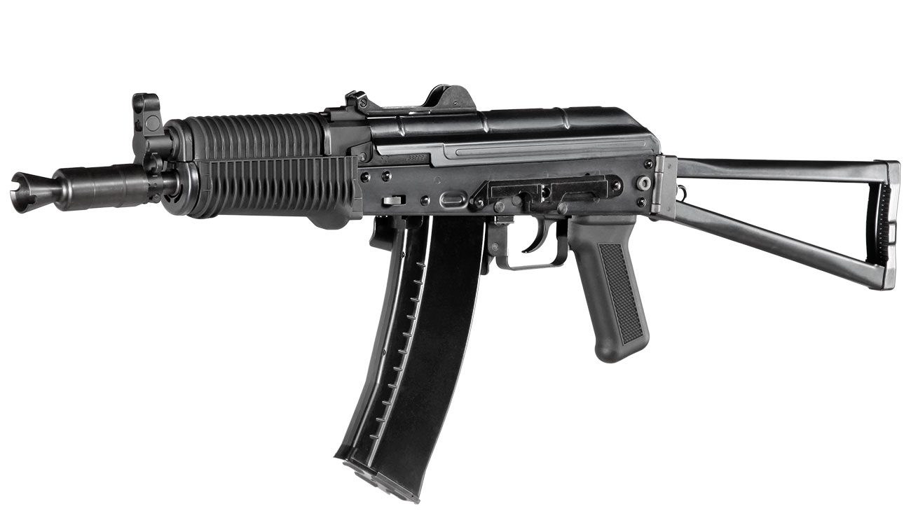 Wei-ETech AK-74UN PMC Vollmetall AWSS Open-Bolt Gas-Blow-Back schwarz