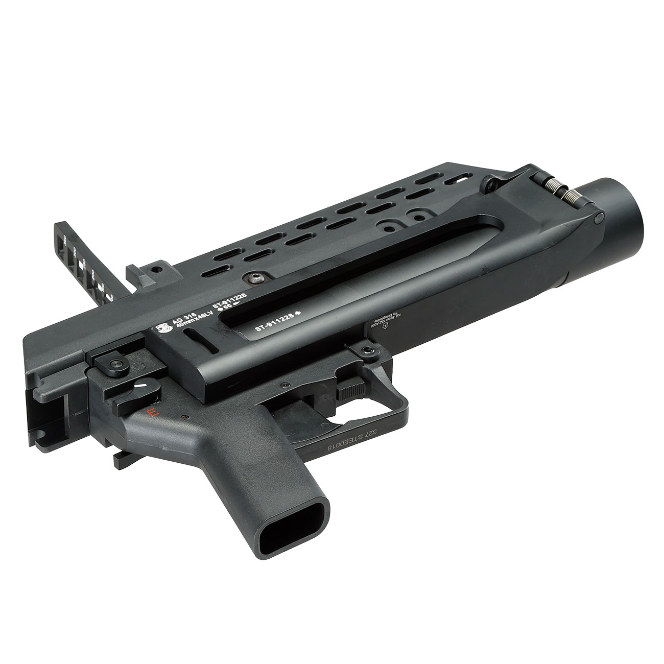 S&T AG36 40mm Granatwerfer f. G36 / G36K Airsoftgewehre schwarz Bild 5