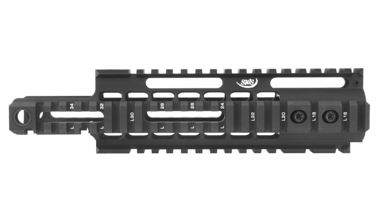 MadBull / SWS M4 Aluminium Free Float Handguard E115FSCO 9.28 Zoll schwarz Bild 2