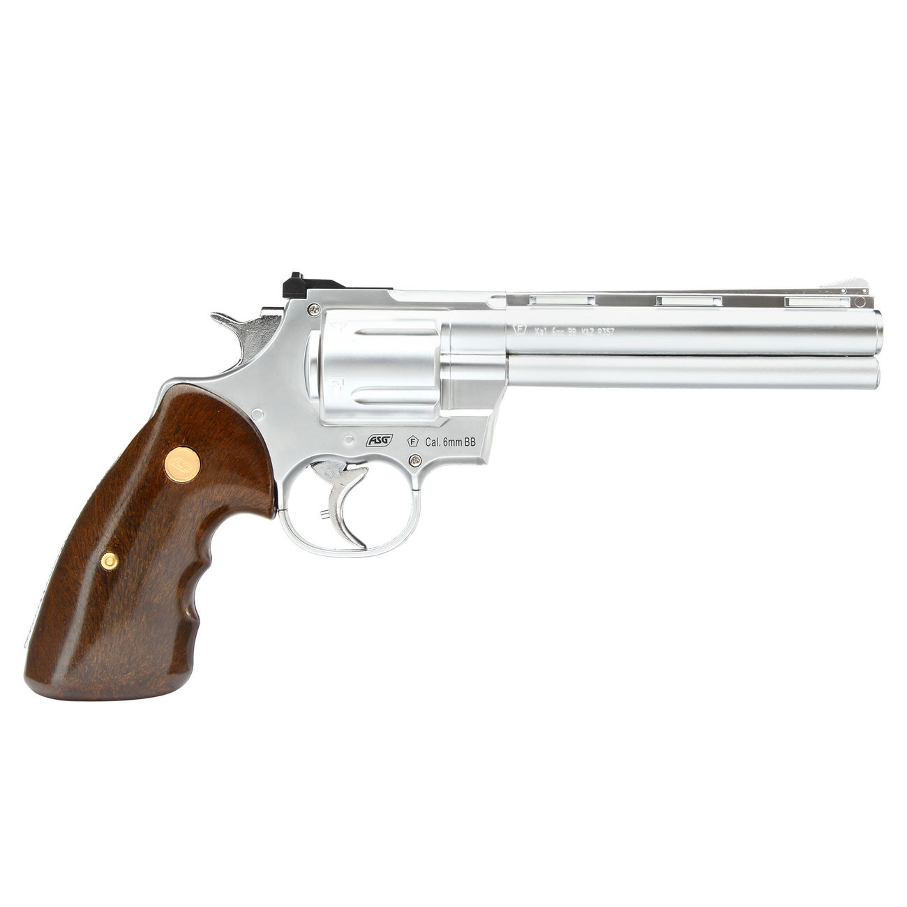 ASG Zastava R357 Gas Revolver chrome 6mm BB Bild 3