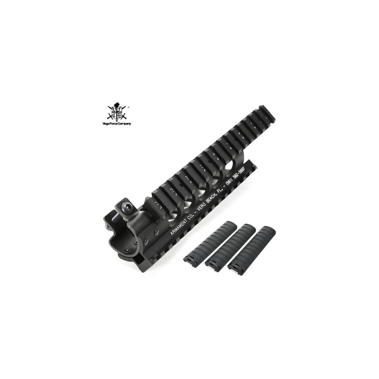 VFC MP5 GBB RIS Schienensystem inkl. Rail Panels schwarz